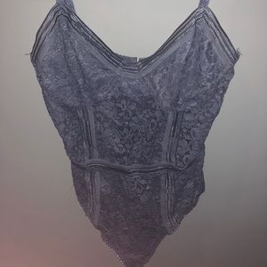 Honey Punch Periwinkle Bodysuit
